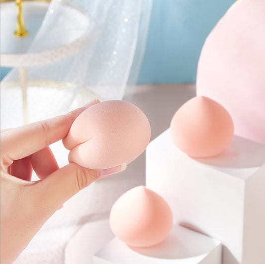New Net Red Peach Beauty Egg Super Soft No Powder Dry And Wet Air Cushion Color Makeup Egg Beauty Makeup Tool Non-Latex
